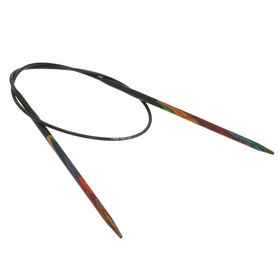 Rundstricknadel Design-Holz Multicolor St. 3,75/40cm von Lana Grossa
