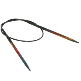 Rundstricknadel Design-Holz Multicolor St. 4,0/40cm von Lana Grossa