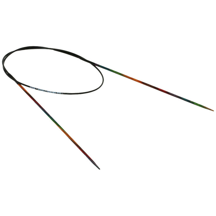 Rundstricknadel Design-Holz Multicolor St. 2,0/60cm  - von Lana Grossa