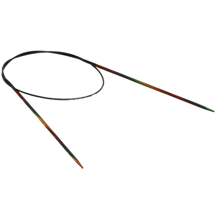 Rundstricknadel Design-Holz Multicolor St. 2,5/60cm - von Lana Grossa