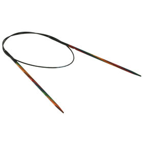 Rundstricknadel Design-Holz Multicolor St. 3,0/60cm von Lana Grossa