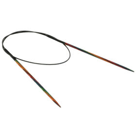 Rundstricknadel Design-Holz Multicolor St. 3,25/60cm von Lana Grossa