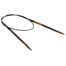 Rundstricknadel Design-Holz Multicolor St. 4,5/60cm von Lana Grossa