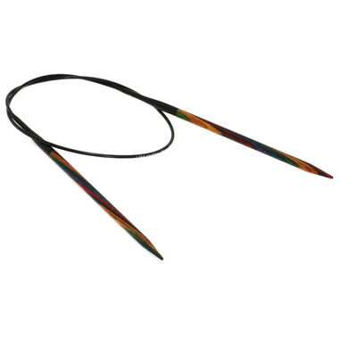 Lana Grossa Rundstricknadel Design-Holz Multicolor St. 4,5/60cm