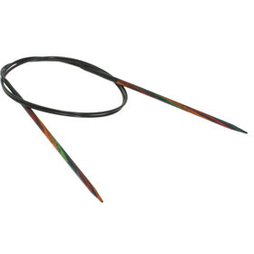 Rundstricknadel Design-Holz Multicolor St. 3,5/80cm von Lana Grossa