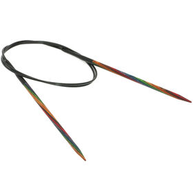 Rundstricknadel Design-Holz Multicolor St. 4,0/80cm von Lana Grossa