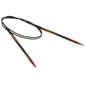 Rundstricknadel Design-Holz Multicolor St. 4,5/80cm von Lana Grossa