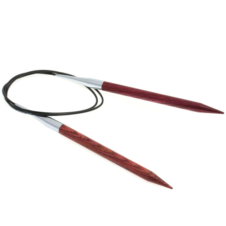 Rundstricknadel Design-Holz Color St. 8,0/80cm - von Lana Grossa