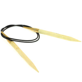 Rundstricknadel Bambus St. 9,0/80cm von Lana Grossa