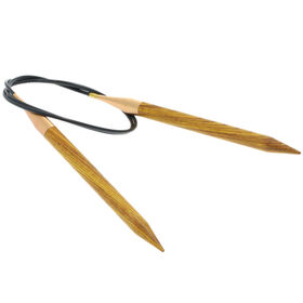 Rundstricknadel Design-Holz Signal St. 9,0/80cm von Lana Grossa