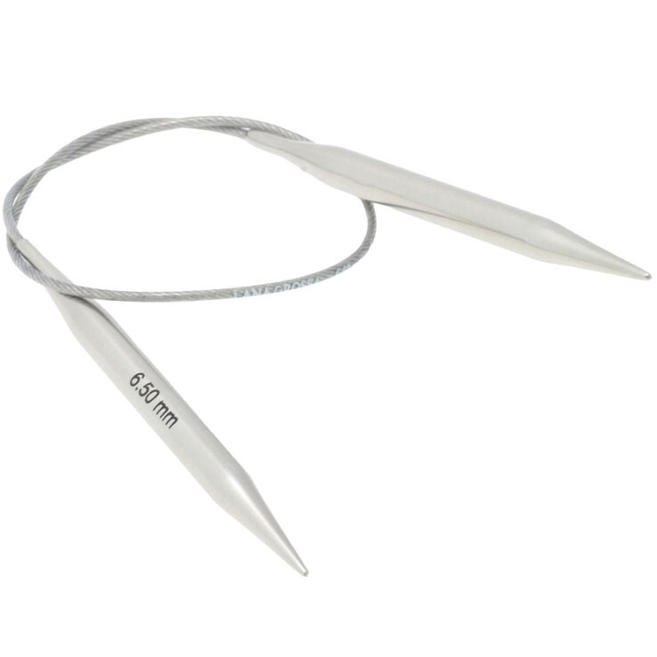 Rundstricknadel Edelstahl St. 6,5/40cm  - von Lana Grossa