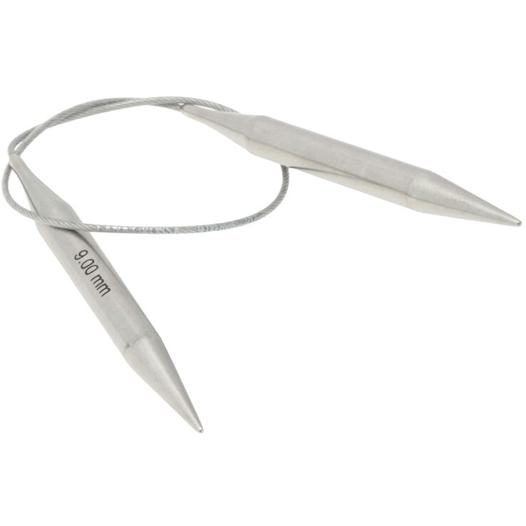 Rundstricknadel Edelstahl St. 9,0/40cm  - von Lana Grossa