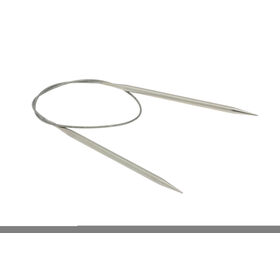Rundstricknadel Edelstahl St. 5,0/60cm von Lana Grossa