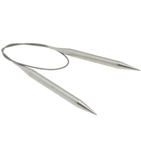 Rundstricknadel Edelstahl St. 9,0/60cm von Lana Grossa