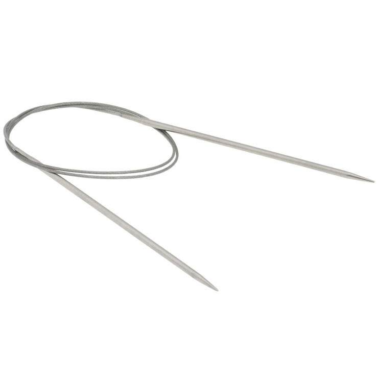 Rundstricknadel Edelstahl St. 3,0/80cm - von Lana Grossa
