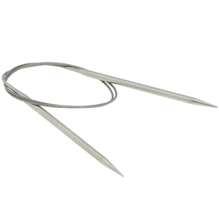 Rundstricknadel Edelstahl St. 5,5/80cm - von Lana Grossa