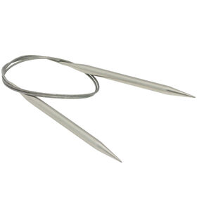 Rundstricknadel Edelstahl St. 7,0/80cm von Lana Grossa