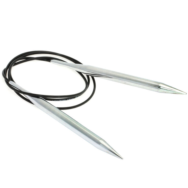 Rundstricknadel Messing St. 9,0/100cm - von Lana Grossa