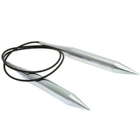 Rundstricknadel Messing St. 15,0/80cm von Lana Grossa