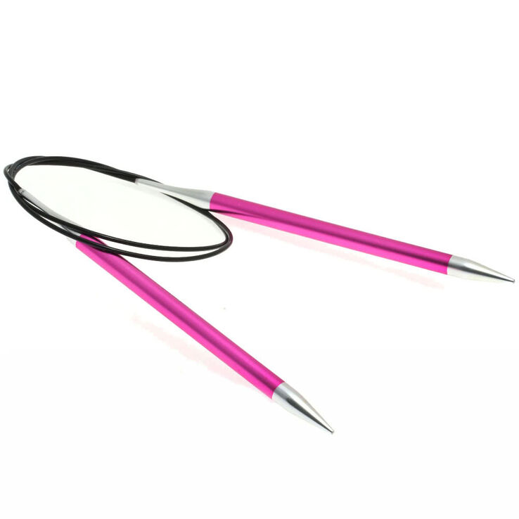 Rundstricknadel Aluminium Rainbow St. 7,0/80cm - von Lana Grossa