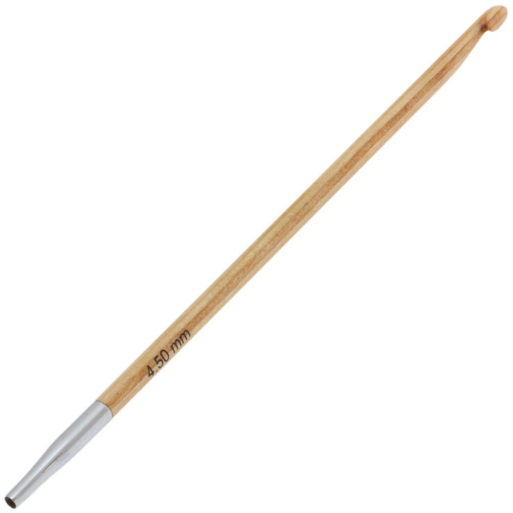 Tunesische Häkelnadel Design-Holz St. 4,5 - von Lana Grossa