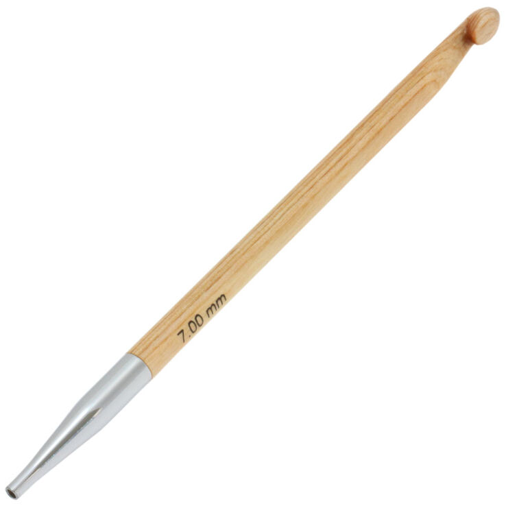 Tunesische Häkelnadel Design-Holz St. 7,0 - von Lana Grossa