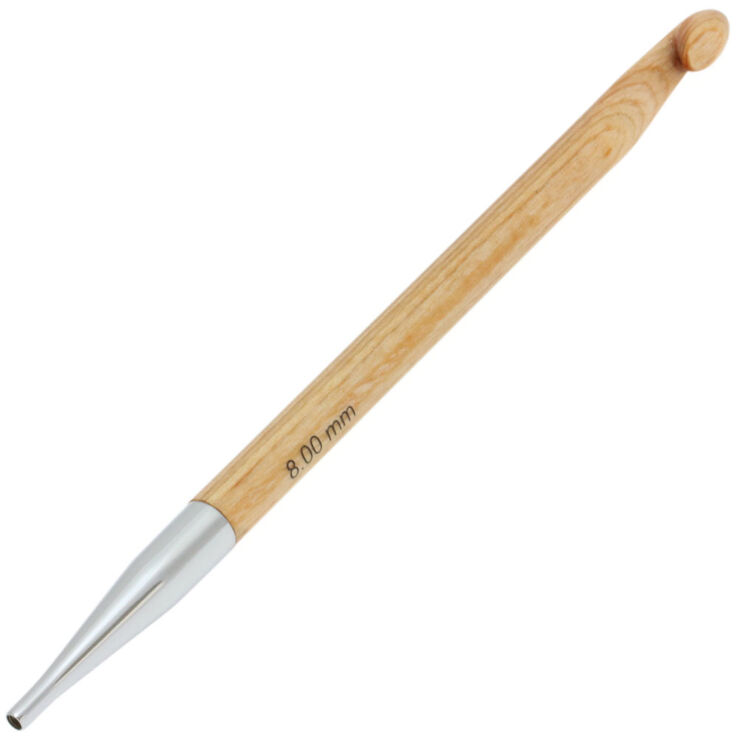 Tunesische Häkelnadel Design-Holz St. 8,0 - von Lana Grossa
