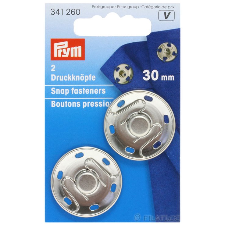 PRYM 341260/30mm | 260-Silber