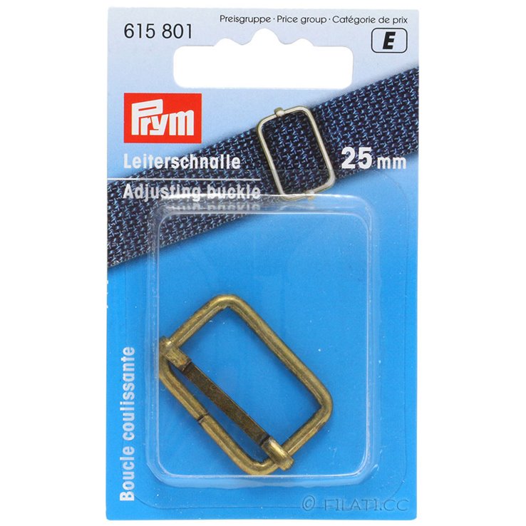 Leiterschnalle 615801/25mm | 801-Altmessing