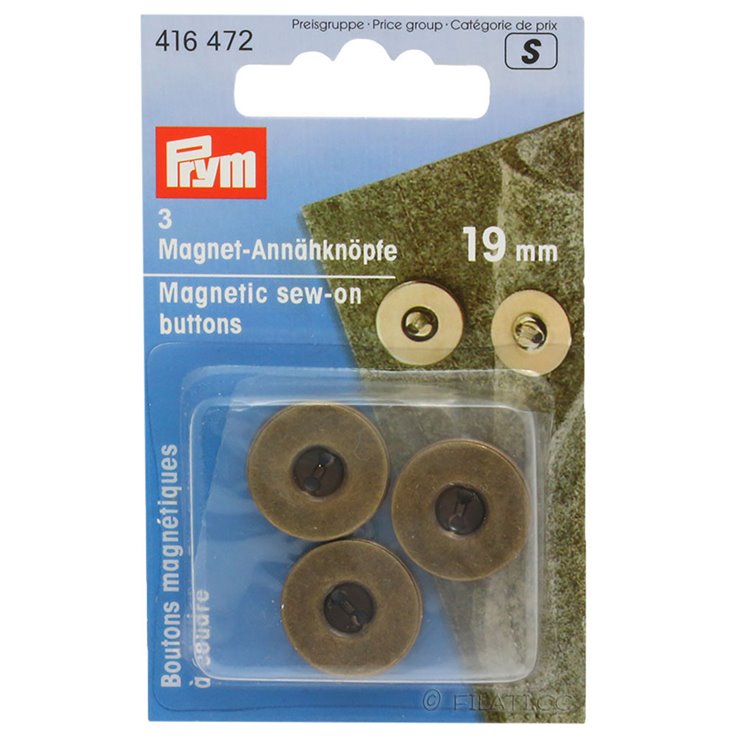 PRYM 416472/19mm | 472-Altmessing