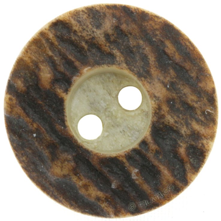 UNION KNOPF 25256/20mm | 22-Dunkelbraun