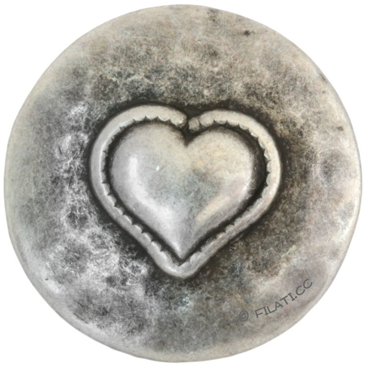 UNION KNOPF 450275/18mm | 83-Silber