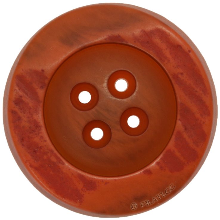 UNION KNOPF 48631/38mm | 44-Rotbraun