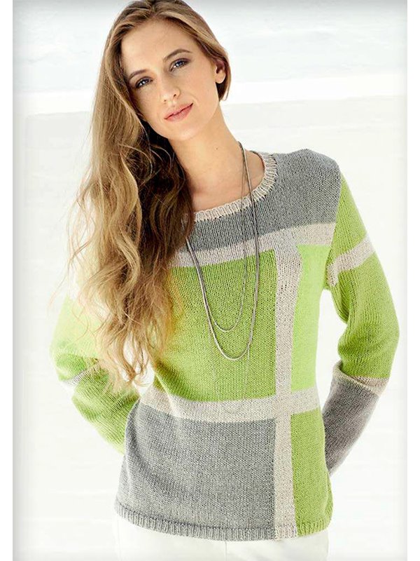 Lana Grossa PULLI MIT COLOURBLOCKS Linarte