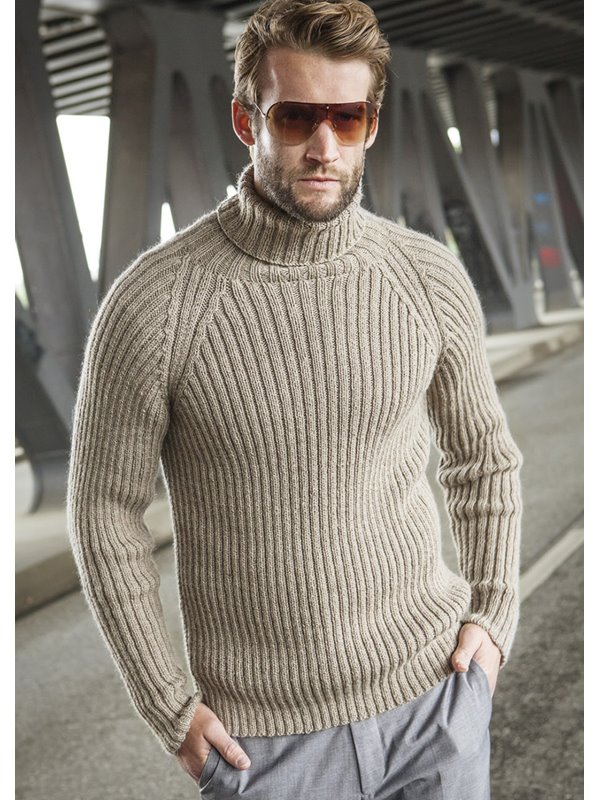 RIPPENPULLI Cool Wool Alpaca von Lana Grossa