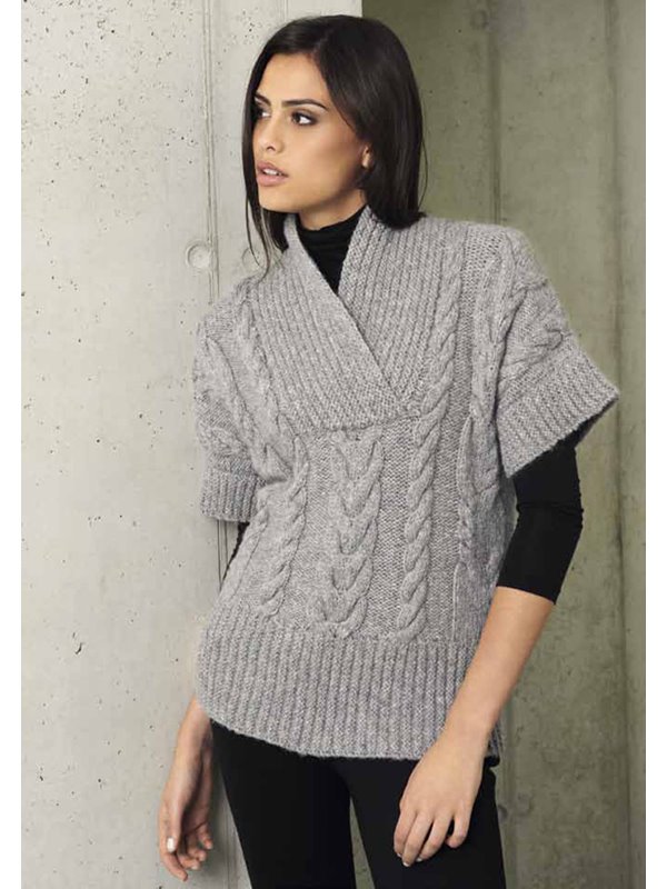 ZOPFPULLUNDER COOL WOOL Big Melange (GOTS) von Lana Grossa