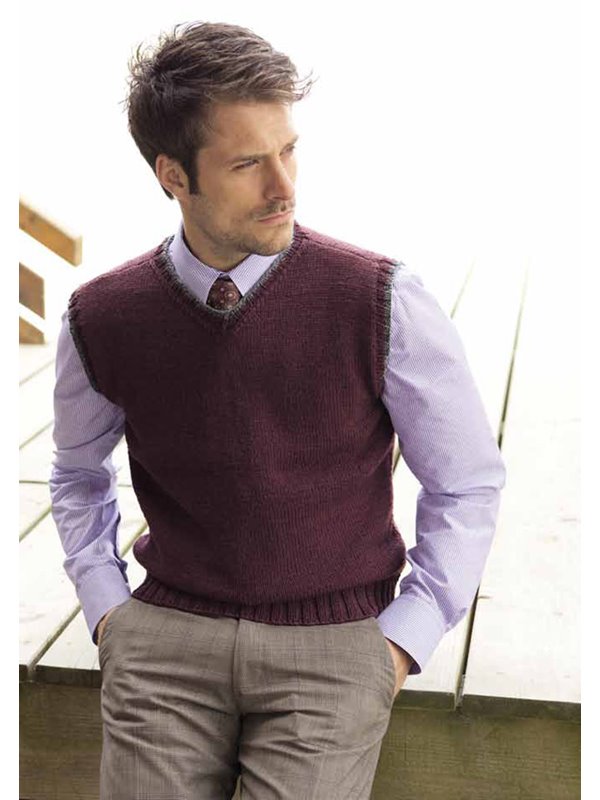 HERRENPULLUNDER COOL WOOL Big Melange (GOTS) von Lana Grossa