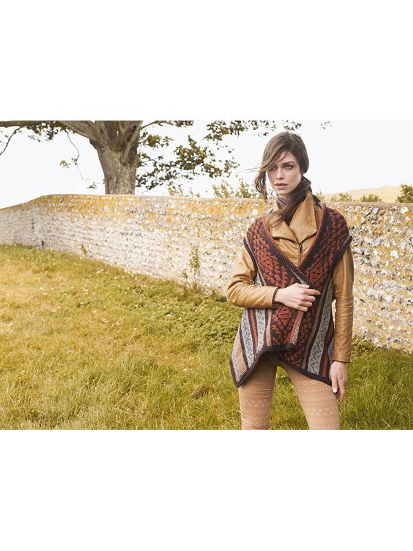 Lana Grossa WESTE MIT BORDÜREN Alta Moda Alpaca