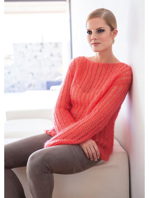 Lana Grossa PULLI IM NETZMUSTER Silkhair