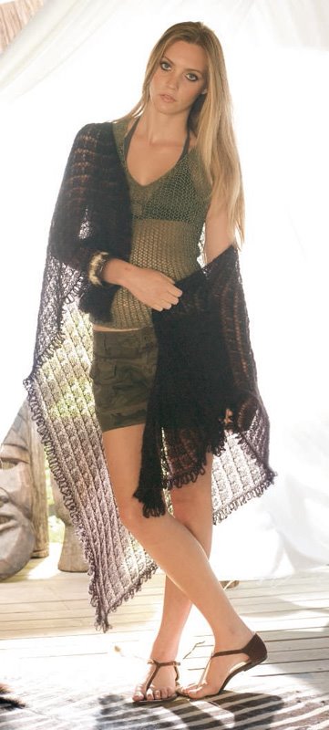 Lana Grossa Schultertuch SILKHAIR