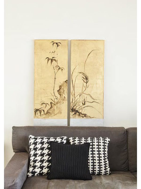 Lana Grossa KISSENHÜLLE IN RIPPEN Alta Moda Alpaca