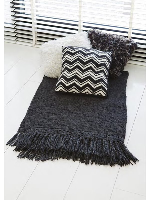 Lana Grossa KISSENHÜLLE/ZACKENMUSTER Alta Moda Alpaca