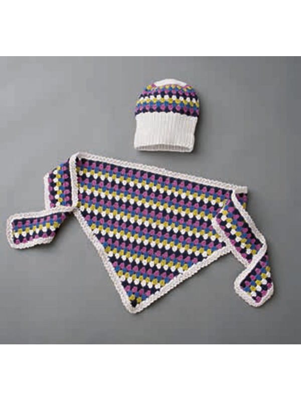 HALSTUCH, MÜTZE COOL WOOL Big Melange (GOTS) von Lana Grossa