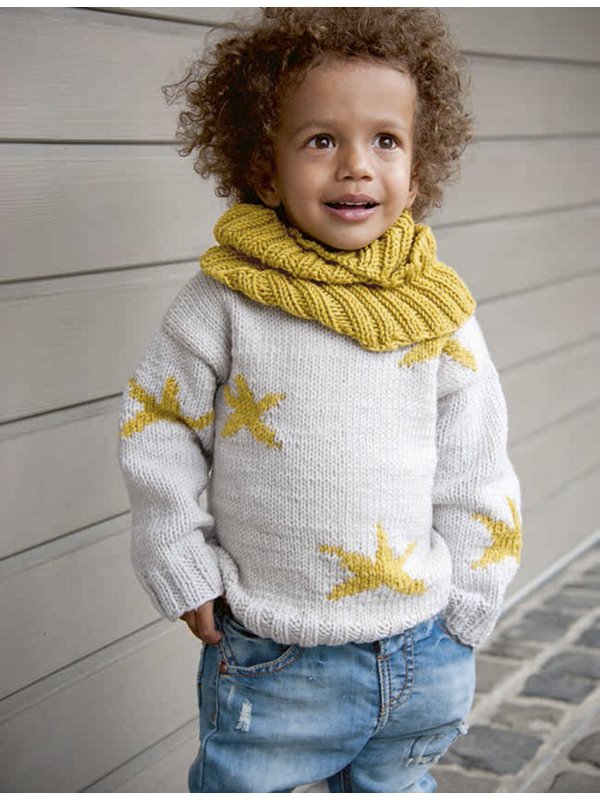 PULLOVER UND LOOP BINGO Melange (GOTS) von Lana Grossa