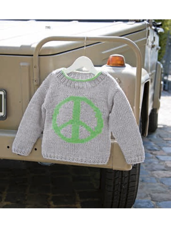 Lana Grossa PULLOVER Superbingo/Mille II neon