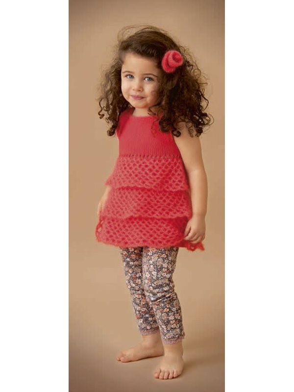 Lana Grossa KLEID,HAARSPANGE Elastico/Silkhair