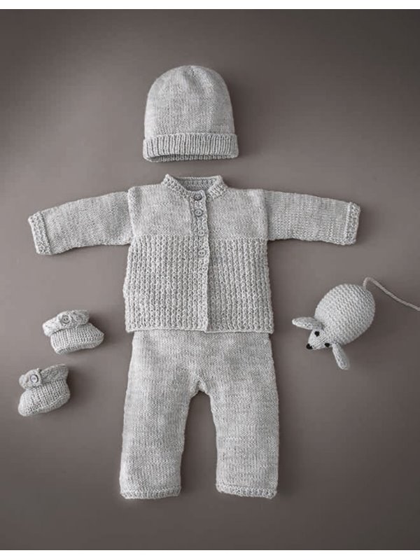 Lana Grossa JACKE,HOSE,MÜTZE,SCHUHE,MAUS CW Baby
