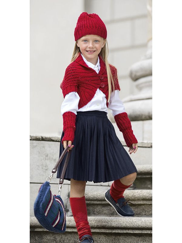 MÜTZE + ARMSTULPEN BINGO Melange (GOTS) von Lana Grossa