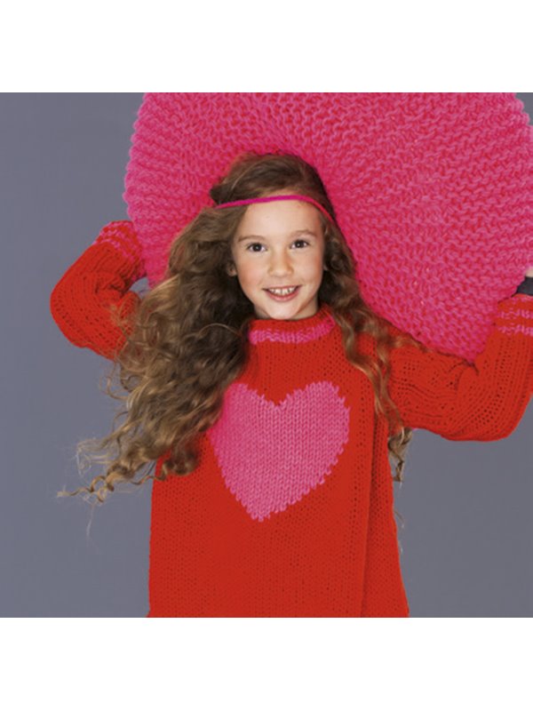 Lana Grossa PULLOVER Mille II uni/Neon