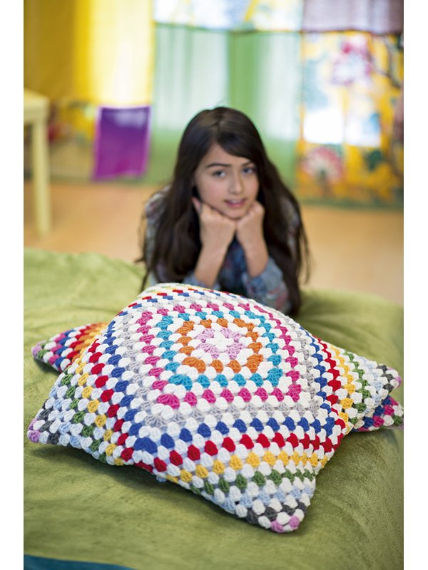 2 KISSENBEZÜGE BINGO Melange (GOTS) von Lana Grossa